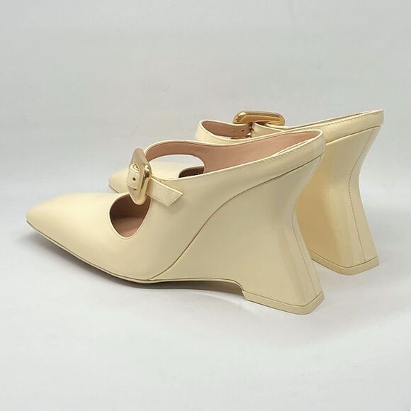 Bottega Veneta Comet Mary Jane Wedge Pumps size 37.5 - Picture 10 of 14